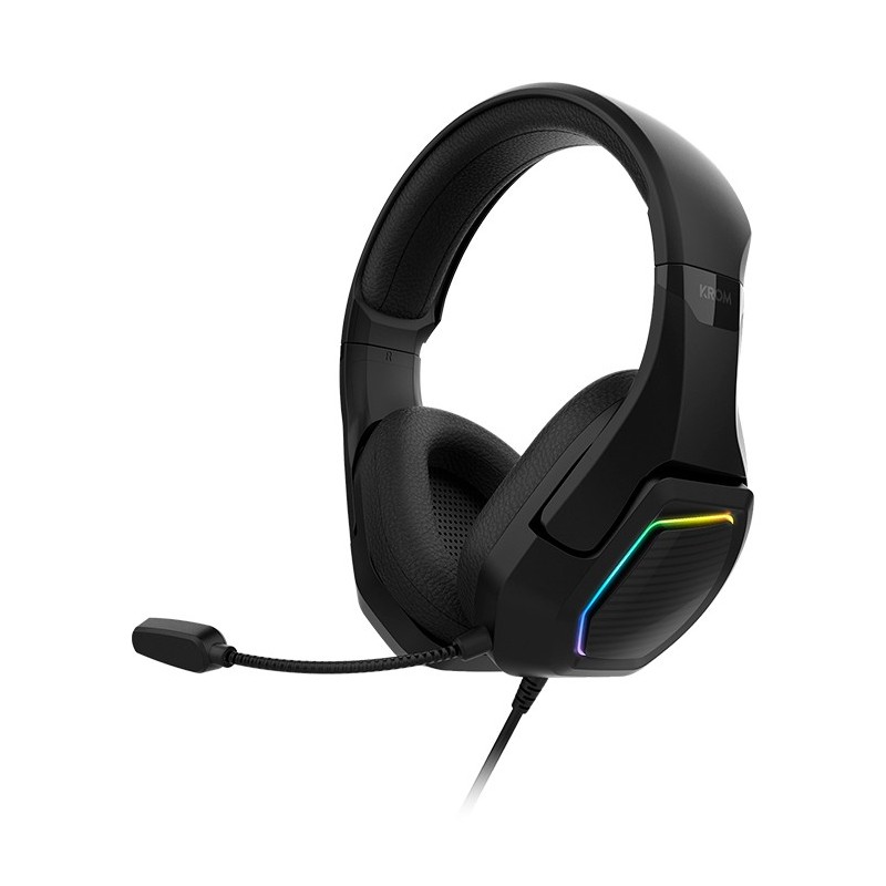 Auriculares Krom Kopa 7.1  Alámbrico Diadema Juego Negro