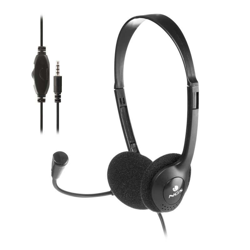 Auriculares Ngs Ms103 Max  Alámbrico Diadema Llamadas/Música Negro