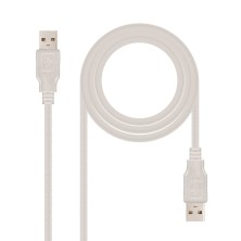 Cable Nanoclabe  Usb 2.0, Tipo A/M-A/M, 1.0 M