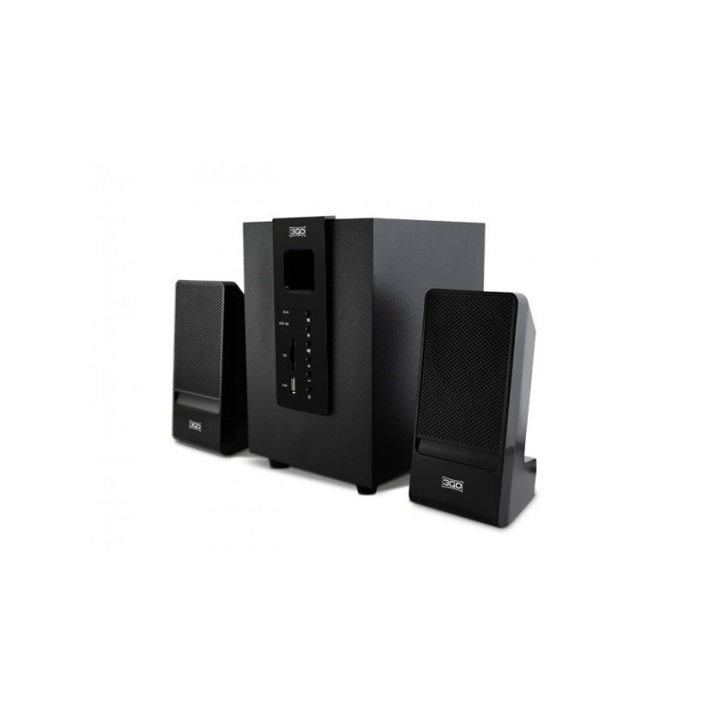 Conjunto De Altavoces 3Go Y650  20 W Pc Negro 2.1 Canales