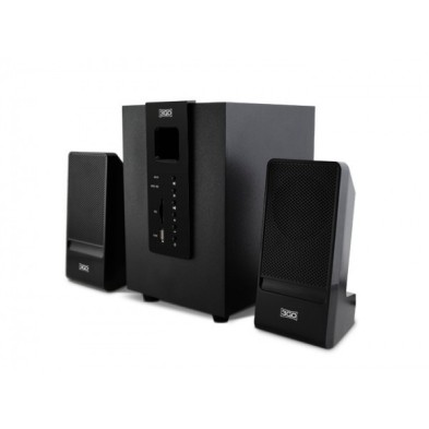 Conjunto De Altavoces 3Go Y650  20 W Pc Negro 2.1 Canales