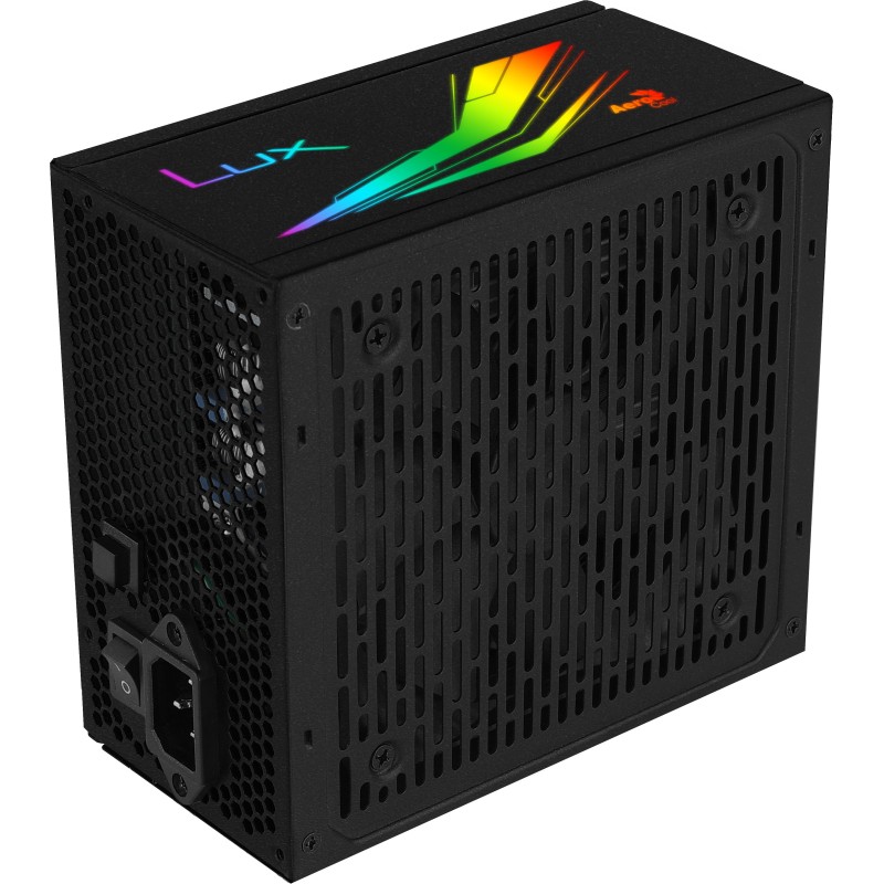 Fuente Alimentación Aerocool Luxrgb1000M  Pc Modular Rgb 1000W 80 Plus Gold Negro