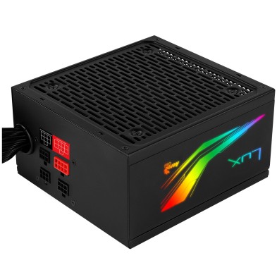 Fuente Alimentación Aerocool Luxrgb550M  Pc Modular Rgb 550W 80Plus Bronze 230V Negro