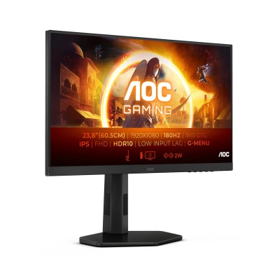 Monitor Aoc 24G4X  60,5 Cm (23.8") 1920 X 1080 Pixeles Full Hd Lcd Negro