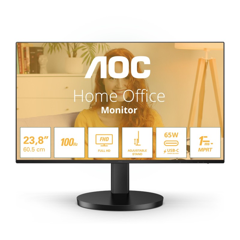 Monitor Aoc B3 27B3Cf2 Led Display 68,6 Cm (27") 1920 X 1080 Pixeles Full Hd Negro