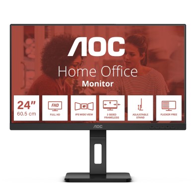 Monitor Aoc E3 24E3Qaf Led Display 60,5 Cm (23.8") 1920 X 1080 Pixeles Full Hd Lcd Negro