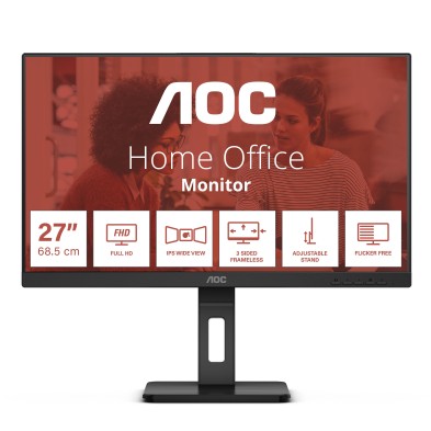 Monitor Aoc E3 27E3Qaf Led Display 68,6 Cm (27") 1920 X 1080 Pixeles Full Hd Negro