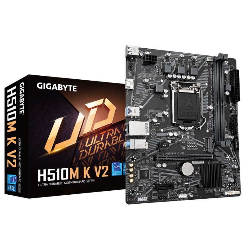 Placa Base Gigabyte H510M K V2  Intel H470 Express Lga 1200 (Socket H5) Micro Atx