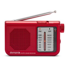 Radio Portátil Aiwa Rs-55Rd  Analógica Rojo