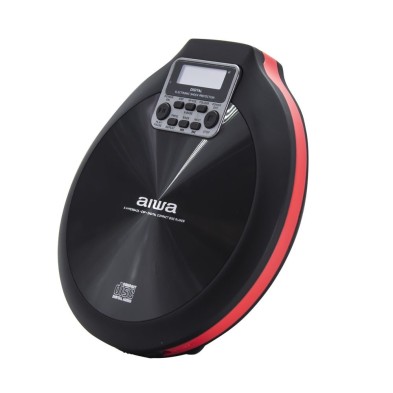 Reproductor De Cd Aiwa Pcd-810Rd  Portátil Negro, Rojo