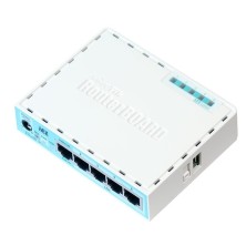 Router Mikrotik Rb750Gr3  Gigabit Ethernet Turquesa, Blanco