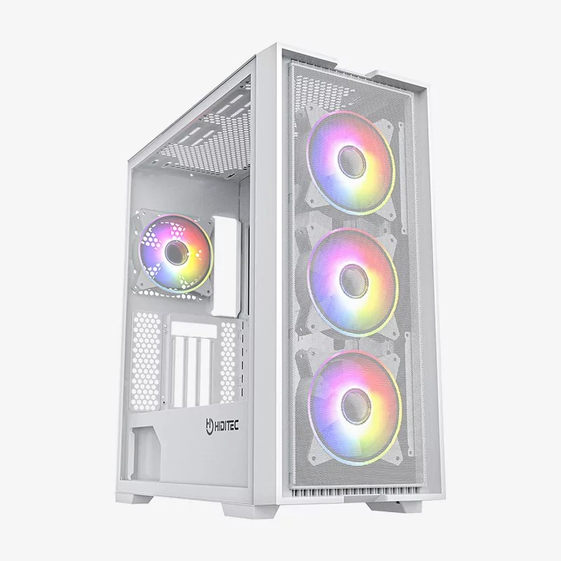 Torre Pc Hiditec H2 Air Argb  Blanco