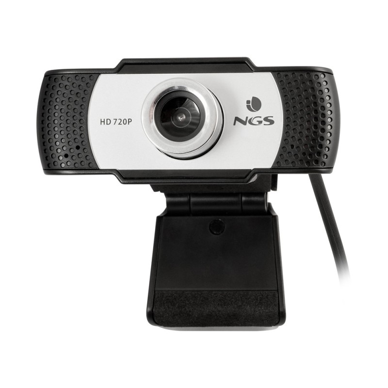 Webcam Ngs Xpresscam720  1280 X 720 Pixeles Usb 2.0 Negro, Gris, Plata