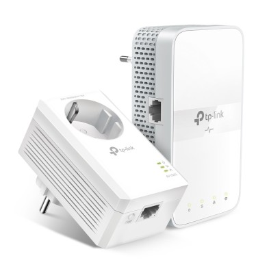 Adaptador De Red Tp-Link Tl-Wpa7617 Kit Powerline 1200 Mbit/S Ethernet Wifi Blanco 2 Pieza(S)
