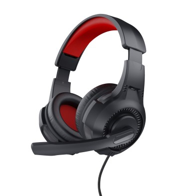 Auriculares Trust 24785   Alámbrico Diadema Juego Negro, Rojo