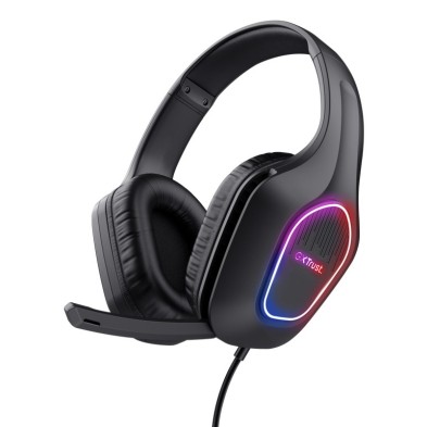 Auriculares Trust Gxt 416 Zirox  Alámbrico Diadema Juego Usb Tipo A Negro