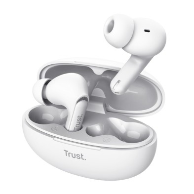 Auriculares Trust Yavi  True Wireless Stereo (Tws) Dentro De Oído Llamadas/Música Usb Tipo C Bluetooth Blanco