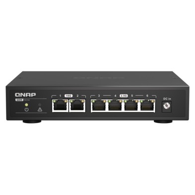 Switch Qnap Qsw-2104-2T  No Administrado 2.5G Ethernet (100/1000/2500) Negro