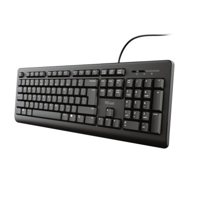 Teclado Trust Tk-150  Universal Usb Qwerty Español Negro