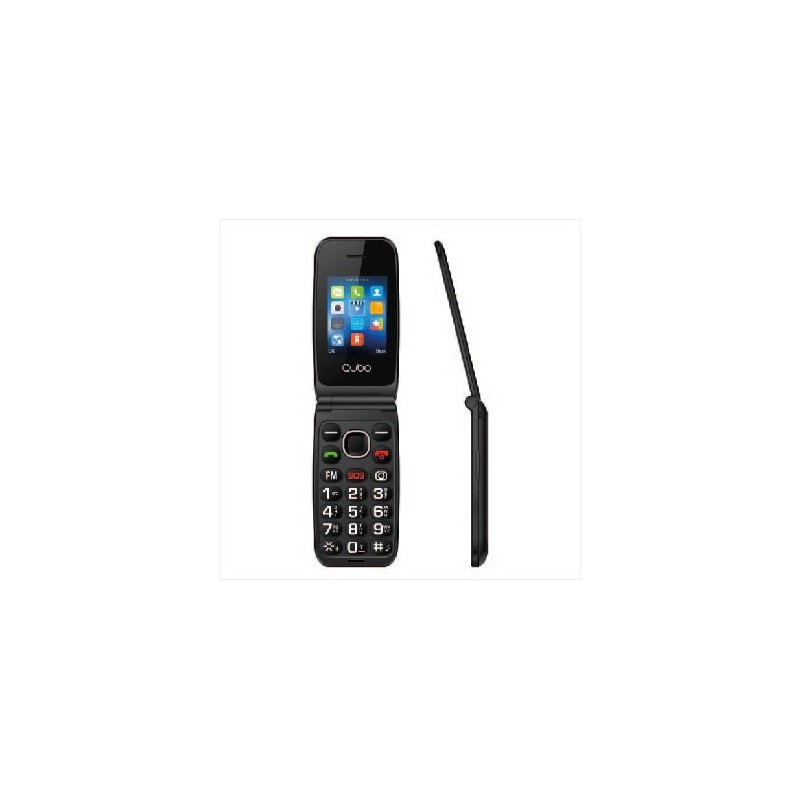 Teléfono Para Personas Mayores Qubo Neo 2 Nw 6,1 Cm (2.4") Negro