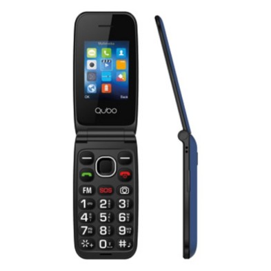 Teléfono Para Personas Mayores Qubo Neo Nw 6,1 Cm (2.4") Negro, Azul