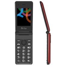 Teléfono Para Personas Mayores Qubo X-28 7,11 Cm (2.8") Negro, Rojo