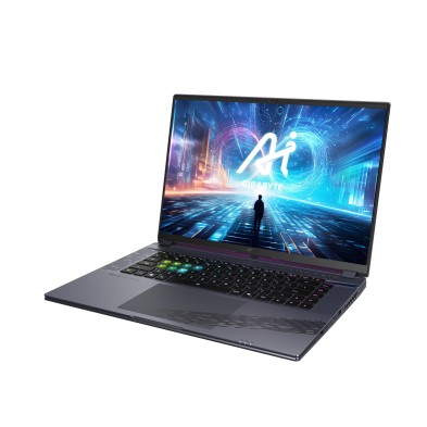 Portátil Gigabyte AORUS 16X 9SG-43ESC64SH i7-13650HX 16" WQXGA 32GB DDR5-SDRAM 1TB SSD NVIDIA RTX 4070 Windows 11 H Gris