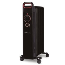 Radiador De Aceite Eléctrico Orbegozo Ru 2500 Interior Negro 2500 W