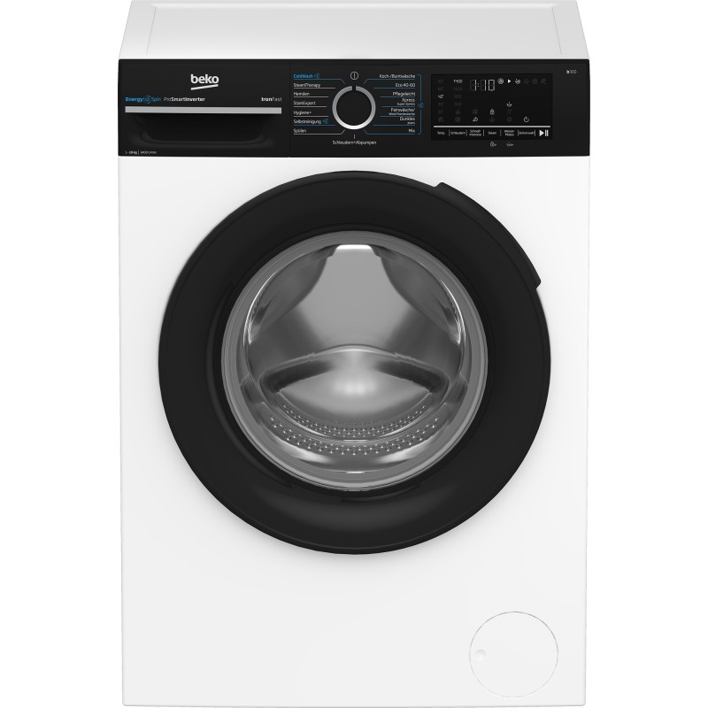 Lavadora Beko B300 Bm3Wfu41041W  Carga Frontal 10 Kg 1400 Rpm Negro, Blanco