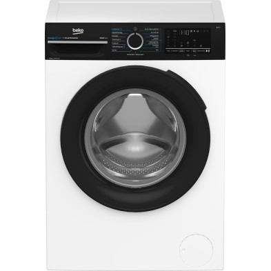 Lavadora Beko B300 Bm3Wfu41041W  Carga Frontal 10 Kg 1400 Rpm Negro, Blanco