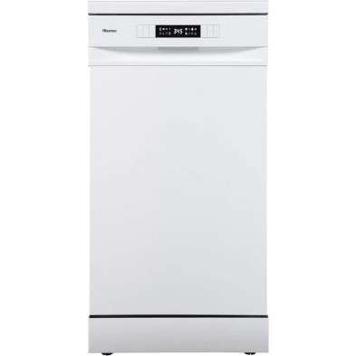 Lavavajillas Hisense HS522E10W - Clase E, 9 servicios, 7 programas, 47 dBA, 45 cm, blanco