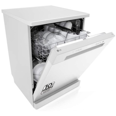 Lavavajillas LG DF141FW - Blanco, QuadWash, Direct Drive