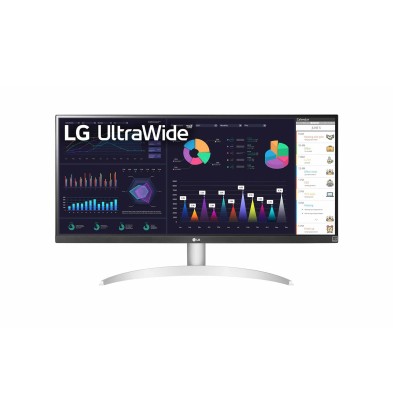 Monitor Lg 29Wq600-W.Aeu Pantalla Para Pc 29" 2560 X 1080 Pixeles Lcd Mesa Blanco