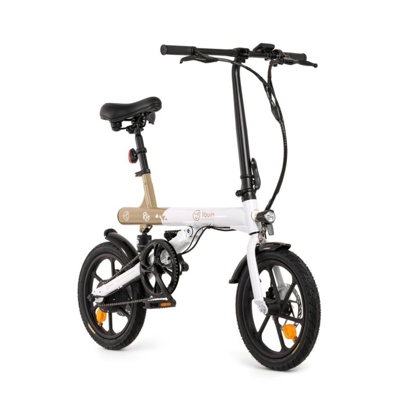 Bicicleta Eléctrica Youin Rio Beige, Negro, Blanco Aluminio Talla Única 20 Kg