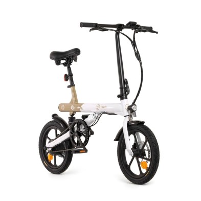 Bicicleta Eléctrica Youin Rio Beige, Negro, Blanco Aluminio Talla Única 20 Kg