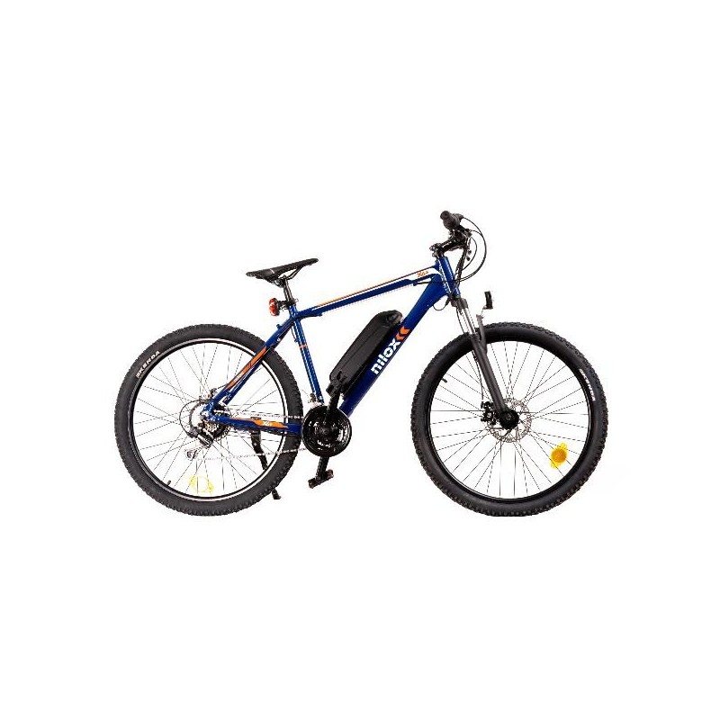 Bicicleta Eléctrica Nilox X6 Plus Negro, Azul Aluminio 27.5" 21 Kg