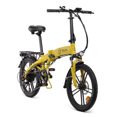 Bicicleta Eléctrica Youin Valencia Amarillo 20" 24 Kg
