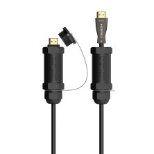 Cable Hdmi Aisens  V2.1 Aoc Con Armadura Ultra Alta Velocidad / Hec 8K@60Hz 4K@120Hz 4:4:4 48Gbps, A/M-A/M, Negro, 30M