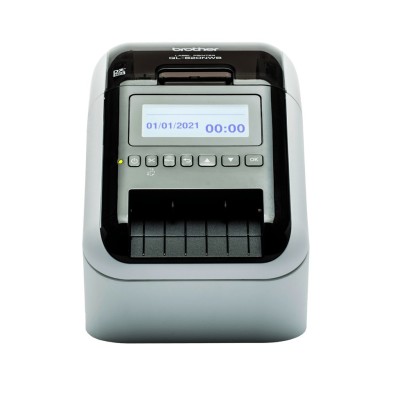Impresora Brother Ql-820Nwbvmxx1  De Etiquetas Térmica Directa Color 300 X 600 Dpi 176 Mm/S Inalámbrico Y Alámbrico