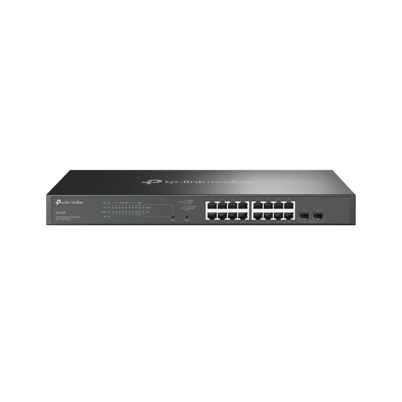 Switch Tp-Link Omada Sg2218P  Gestionado L2/L2+ Gigabit Ethernet 10/100/1000 Energía Sobre Ethernet Poe 1U Negro