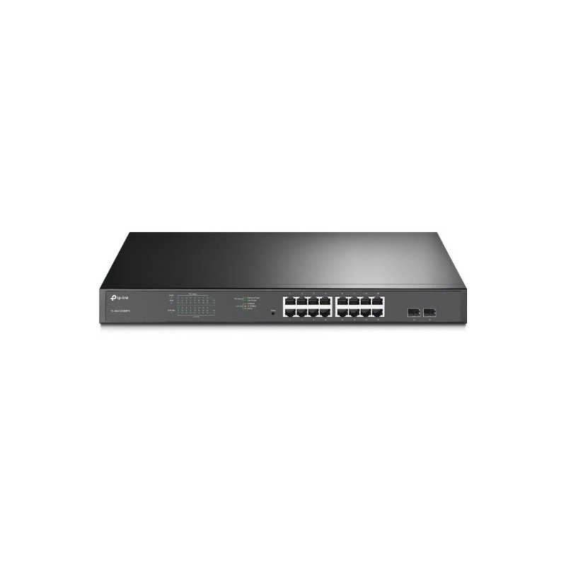 Switch Tp-Link Tl-Sg1218Mpe Gestionado L2 Gigabit Ethernet 10/100/1000 Energía Sobre Ethernet Poe 1U Negro