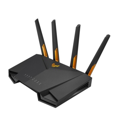 Router Asus Tuf Gaming Ax3000 V2  Inalámbrico Gigabit Ethernet Doble Banda 2,4 Ghz / 5 Ghz Negro, Naranja