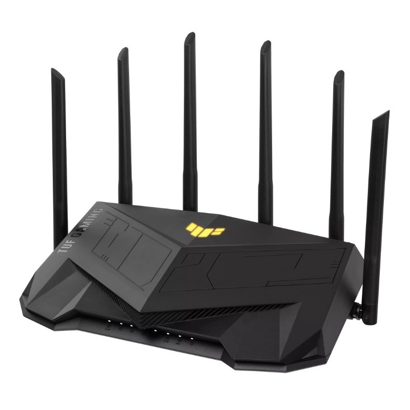 Router Asus Tuf Gaming Ax6000 Tuf-Ax6000  Inalámbrico Gigabit Ethernet Doble Banda 2,4 Ghz / 5 Ghz Negro