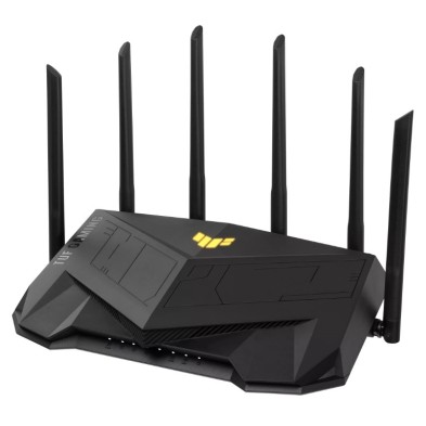 Router Asus Tuf Gaming Ax6000 Tuf-Ax6000  Inalámbrico Gigabit Ethernet Doble Banda 2,4 Ghz / 5 Ghz Negro