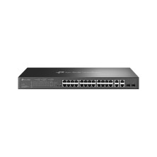 Switch Tp-Link Omada Sl2428P  Gestionado L2 Fast Ethernet 10/100 Energía Sobre Ethernet Poe 1U Negro