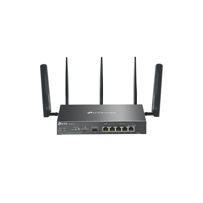 Router Tp-Link Omada Er706W-4G  Inalámbrico Gigabit Ethernet Doble Banda 2,4 Ghz / 5 Ghz Negro