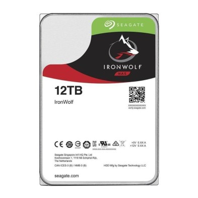 Disco Duro Seagate Nas Hdd Ironwolf  Interno 12 Tb 7200 Rpm 256 Mb 3.5" Serial Ata Iii