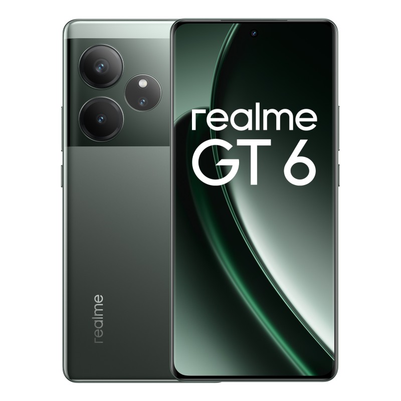 Realme Gt 6  6.78" Sim Doble Android 14 5G Usb Tipo C 16 Gb 512 Gb 5500 Mah Verde