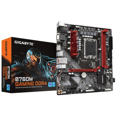 Placa Base Gigabyte B760M Gaming Ddr4  Intel B760 Express Lga 1700 Micro Atx