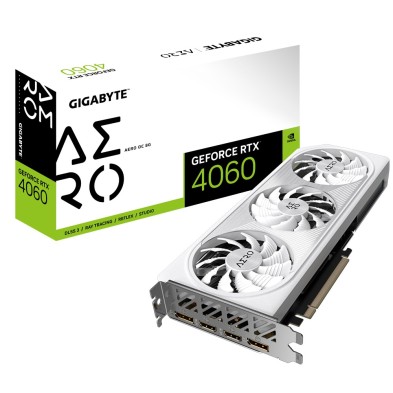 Tarjeta Gráfica Gigabyte Aero Geforce Rtx 4060 Oc 8G Nvidia 8 Gb Gddr6